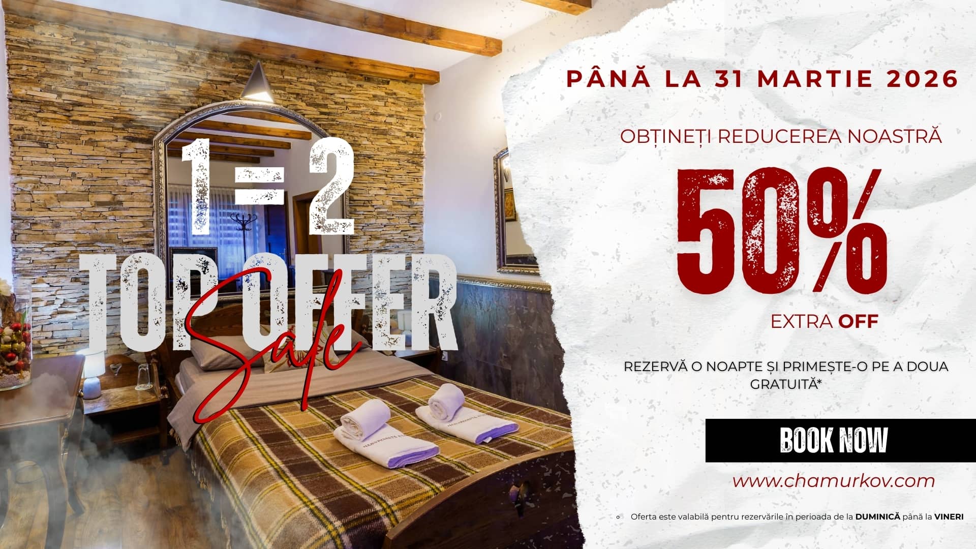 Ofertă de Iarnă pentru rezervare în Veliko Târnovo.